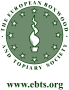 Logotyp składa się z zielonego koła na którym znajduje się grafika. Wokół napisy. Poniżej adres internetowy www.ebts.org. 